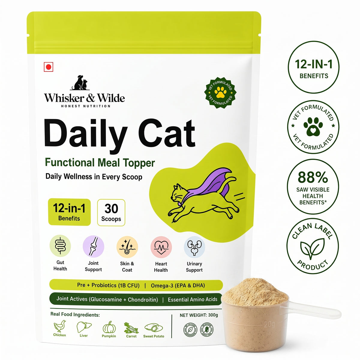 Daily Cat Topper · 12-in-1 Vital Benefits