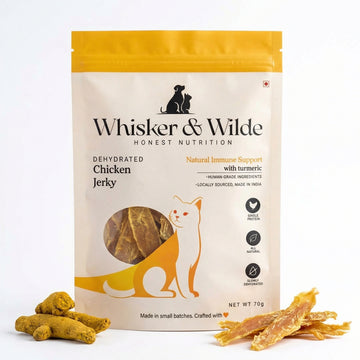 Dehydrated Chicken Jerky – Turmeric (Cat)
