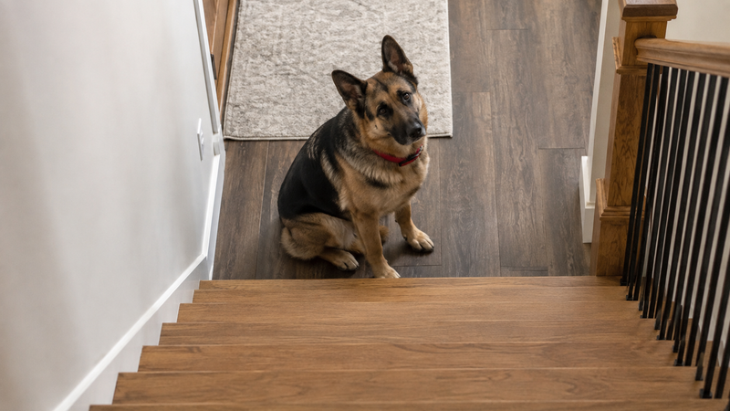 Hesitation on stairs or jumping