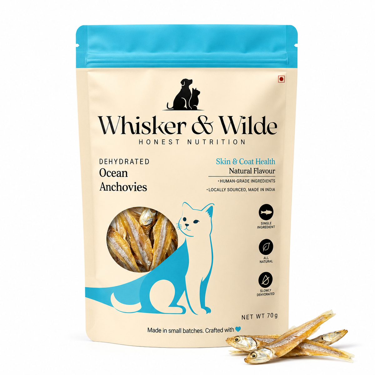 Dehydrated Anchovies – Original (Cat)