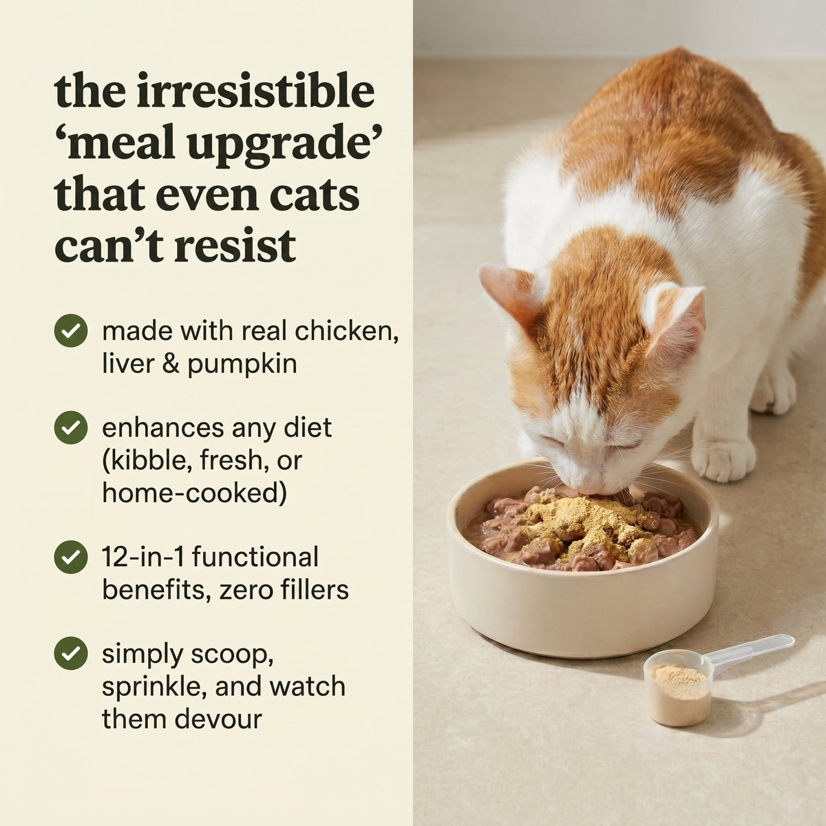 Daily Cat Topper · 12-in-1 Vital Benefits - Whisker and Wilde