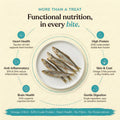 Dehydrated Anchovies – Original (Dog) - Whisker and Wilde