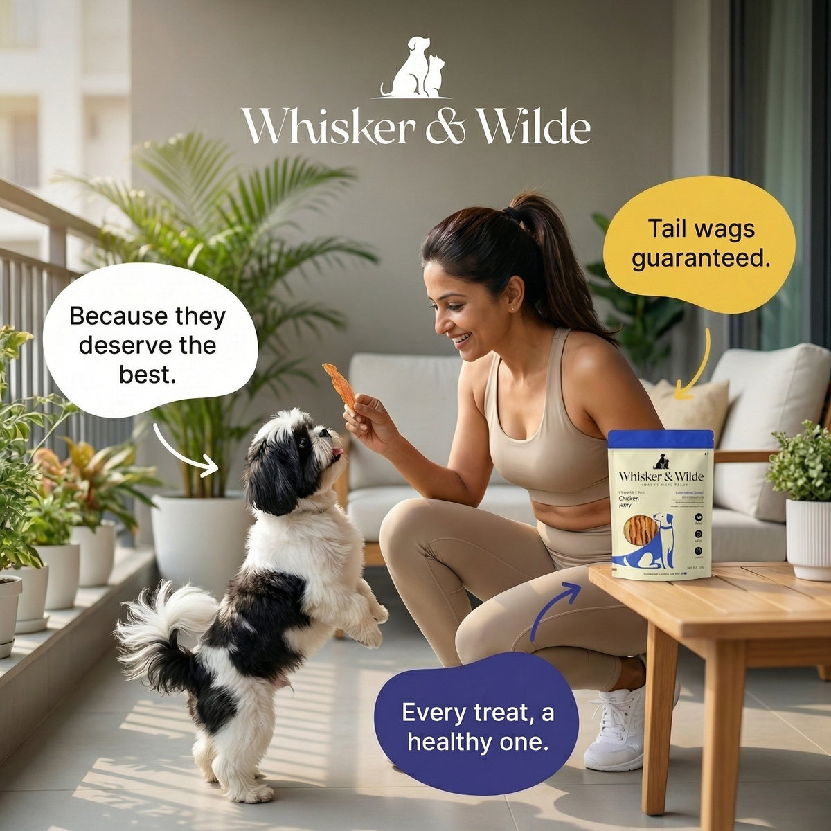 Dehydrated Chicken Jerky – Blueberry (Dog) - Whisker and Wilde