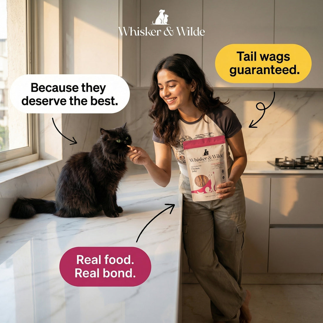 Dehydrated Chicken Jerky – Cranberry (Cat) - Whisker and Wilde