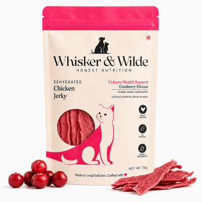 Dehydrated Chicken Jerky – Cranberry (Cat)