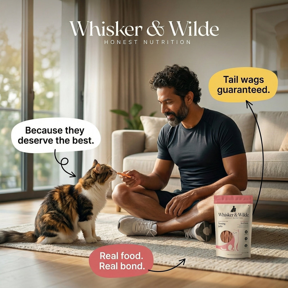 Dehydrated Chicken Jerky – Original (Cat) - Whisker and Wilde