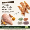 Dehydrated Chicken Jerky – Turmeric (Cat) - Whisker and Wilde