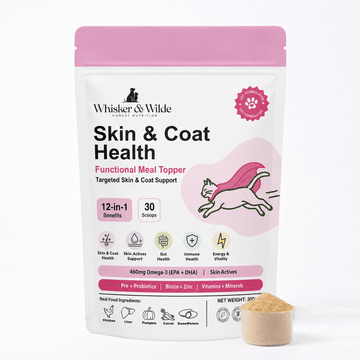 Skin & Coat Cat Topper · 460mg Omega-3 for Dull Coat, Itchy Skin & Shedding